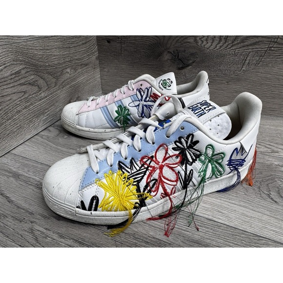 adidas Superstar Sean Wotherspoon Superearth Mens 7.5 Womens 9 Shoes Sneakers - Picture 3 of 15